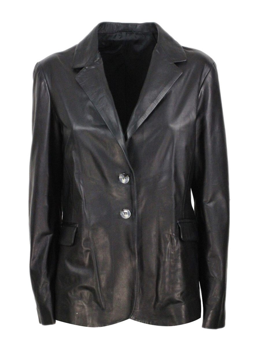 Barba Blouson En Cuir - Noir