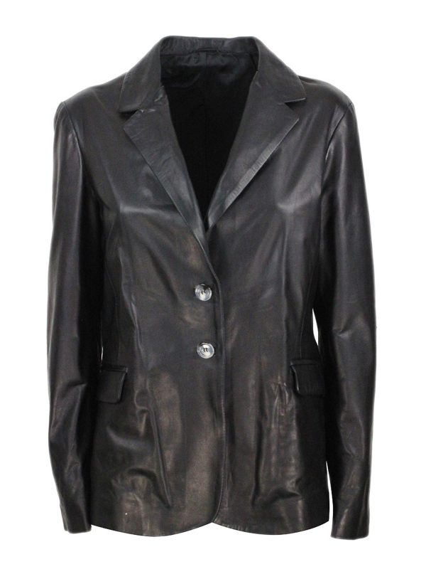 Barba Blouson En Cuir - Noir