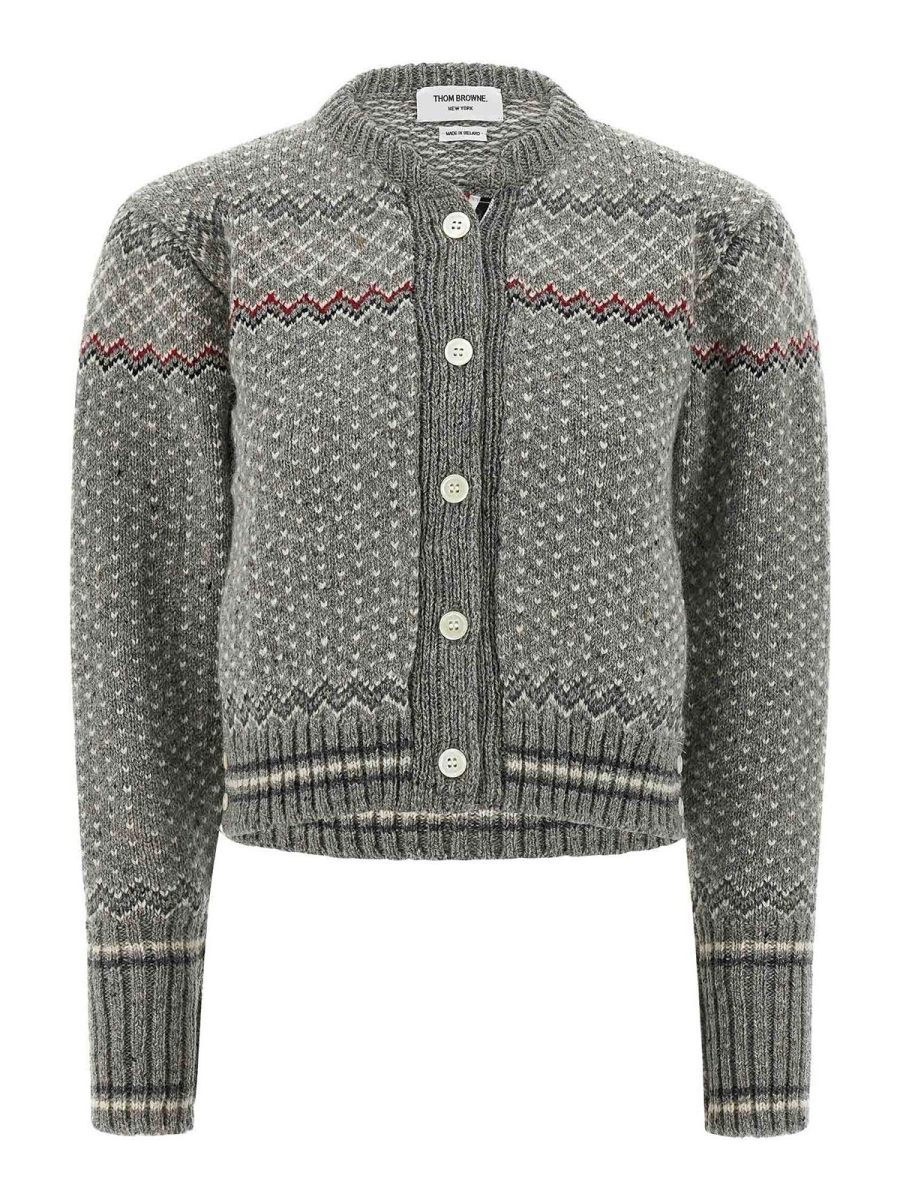 Thom Browne Cardigan - Gris