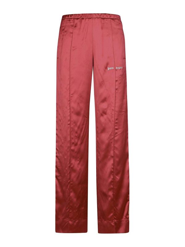 Palm Angels Pantalons Décontractés - Rouge