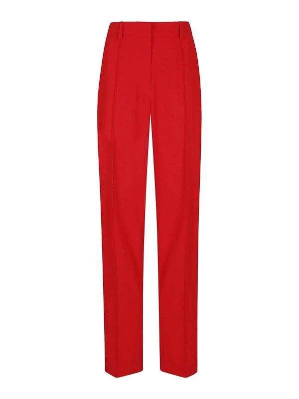 Balmain Pantalon Couturier - Rouge