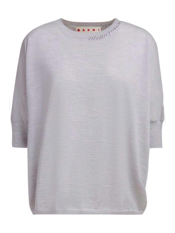 Marni Pull Col Rond - Gris