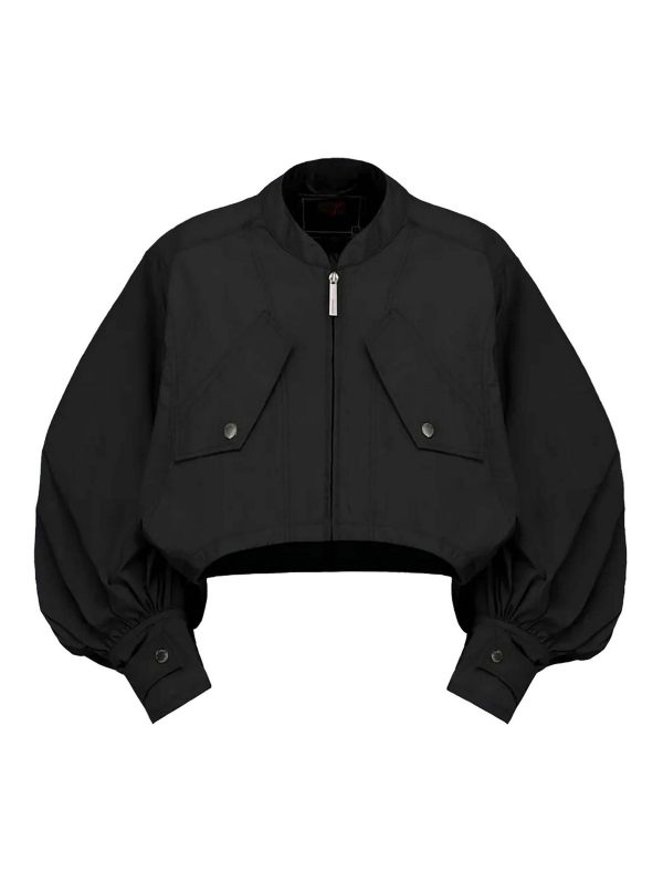 After Label Manteau Court - Noir