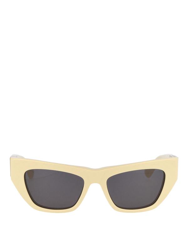 Bottega Veneta Lunettes De Soleil - Jaune