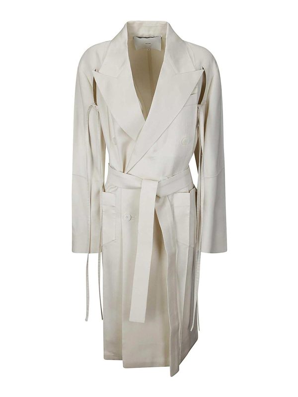 Setchu Manteau Court - Blanc