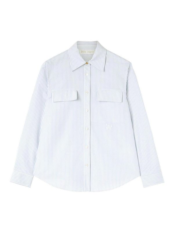 Palm Angels Chemise - Bleu Clair