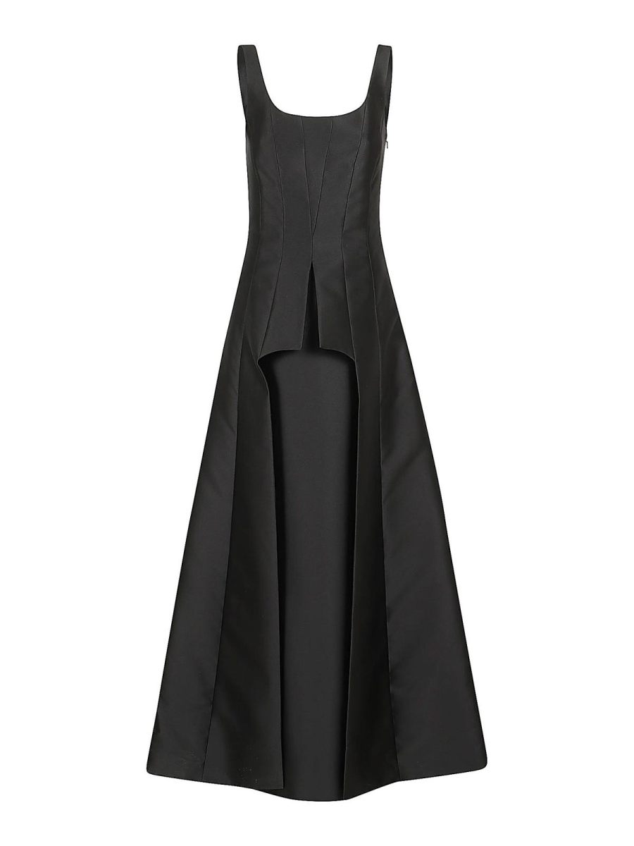 Alberta Ferretti Maxi Robe - Noir