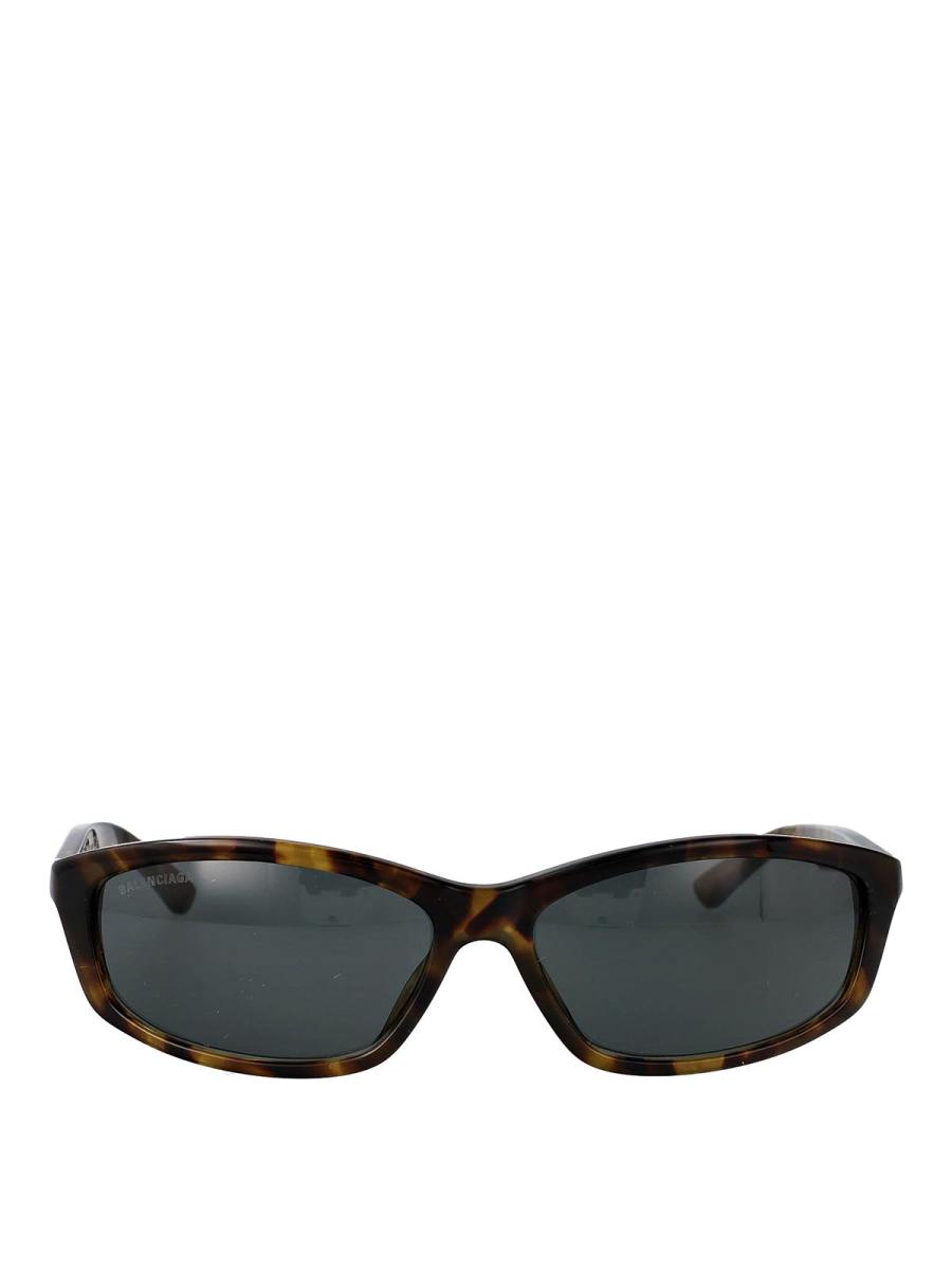 Balenciaga Lunettes De Soleil - Marron