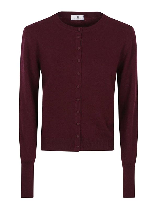 Eleven88 Pull Col Bateau - Rouge Brun