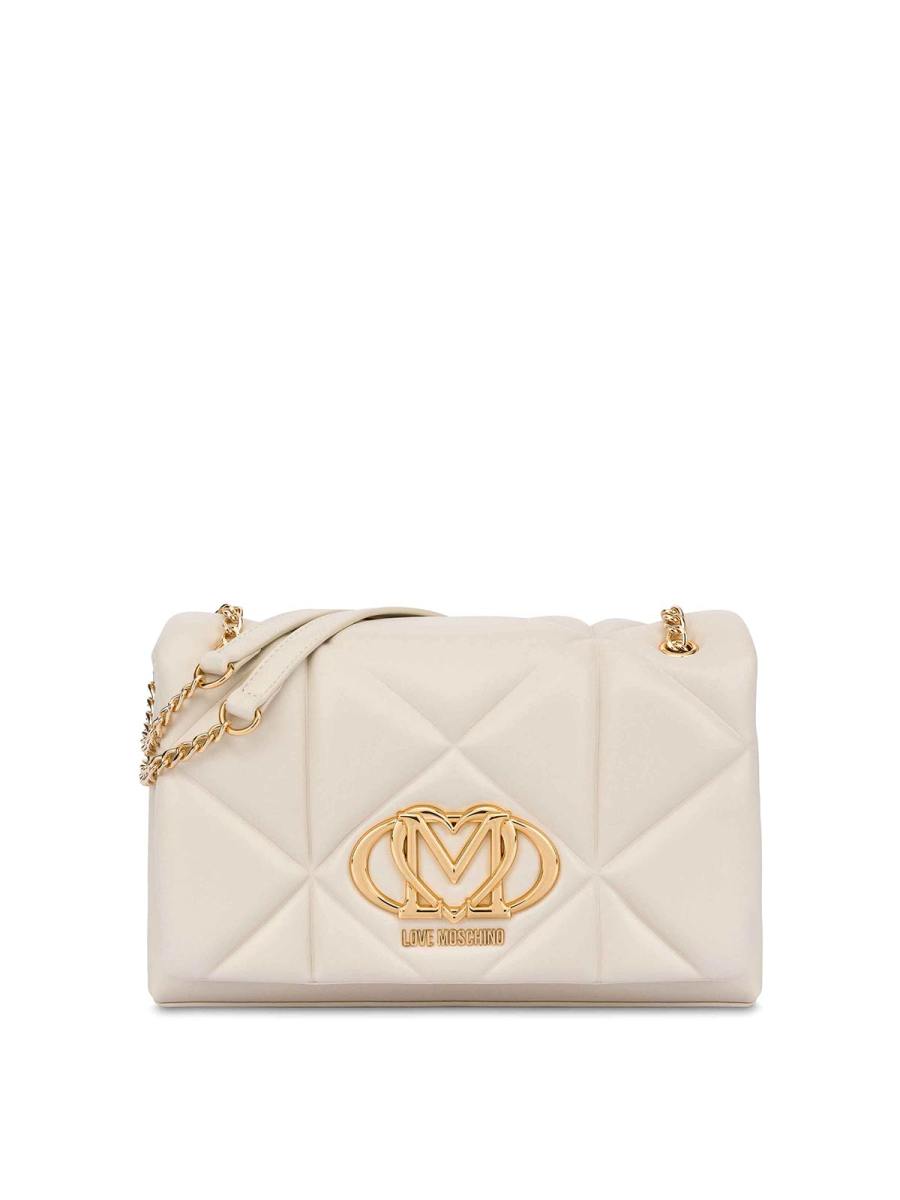 Love Moschino Sac Porté Épaule - Blanc