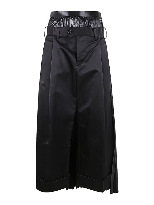 Junya Watanabe Pantalons Décontractés - Noir