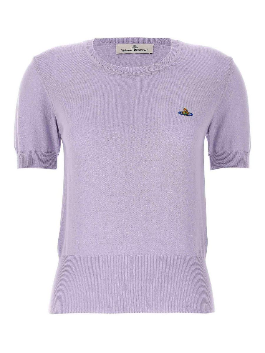 Vivienne Westwood Pull Col Rond - Violet