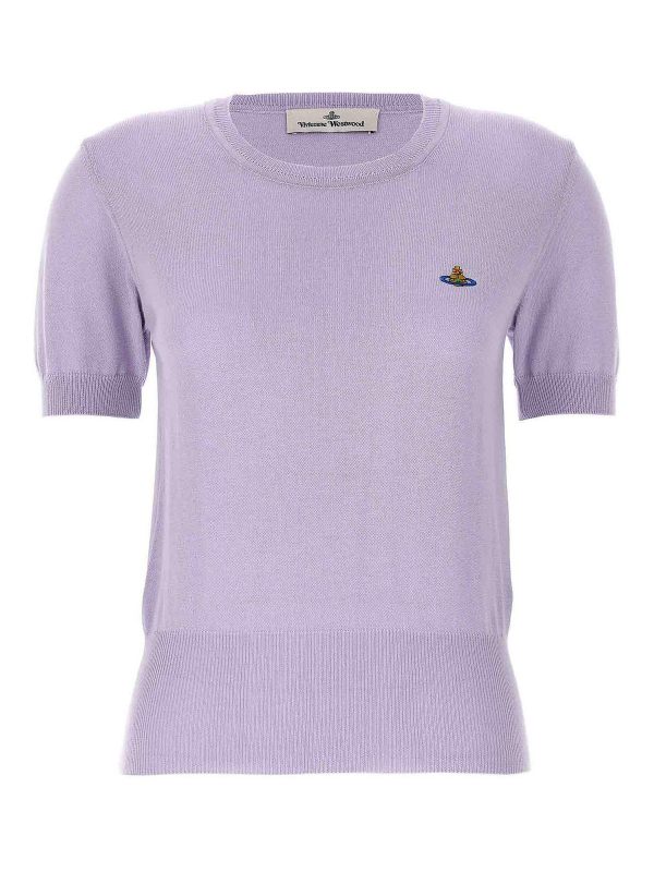 Vivienne Westwood Pull Col Rond - Violet