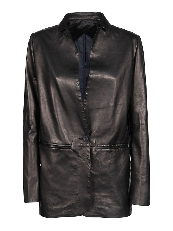 Liven Blouson En Cuir - Noir