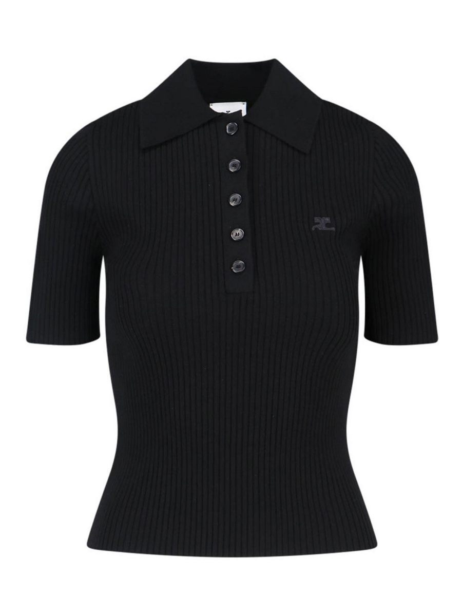 Courreges T-Shirt - Noir
