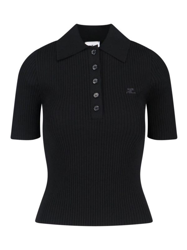 Courreges T-Shirt - Noir