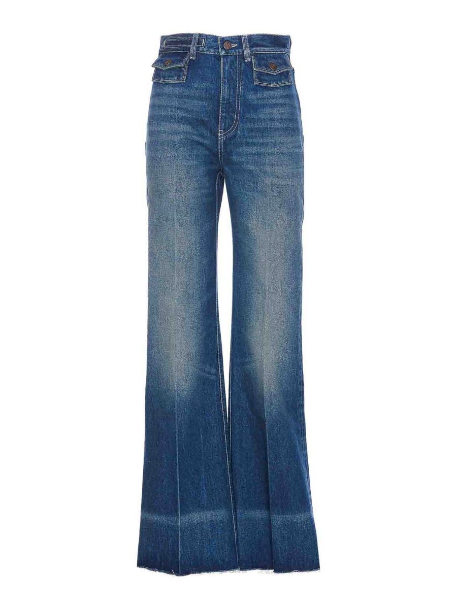 Chloe' Jean Bootcut - Bleu