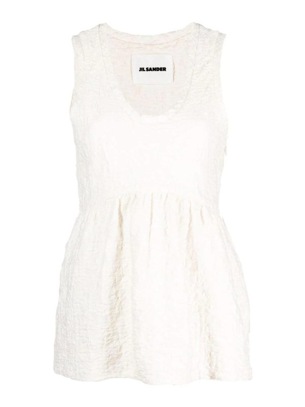 Jil Sander Top - Blanc