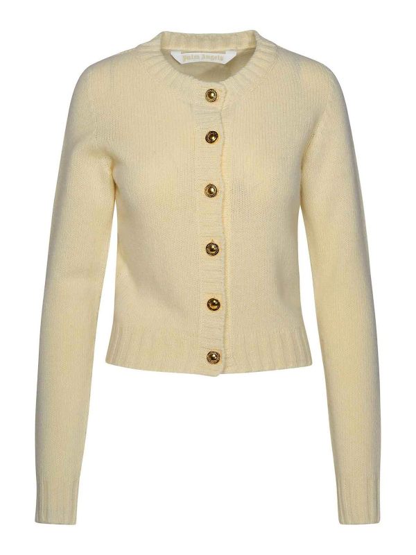 Palm Angels Cardigan - Blanc