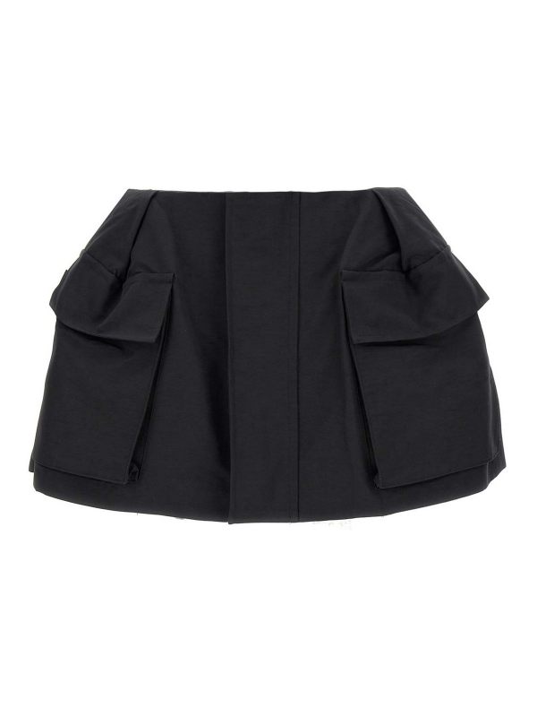 Sacai Robe Courte - Noir