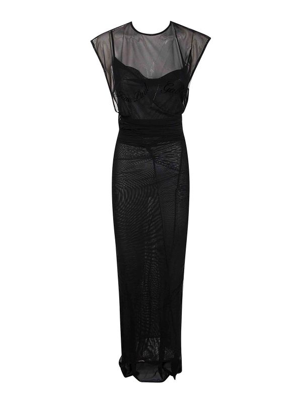 Jean Paul Gaultier Robe Au Genou - Noir