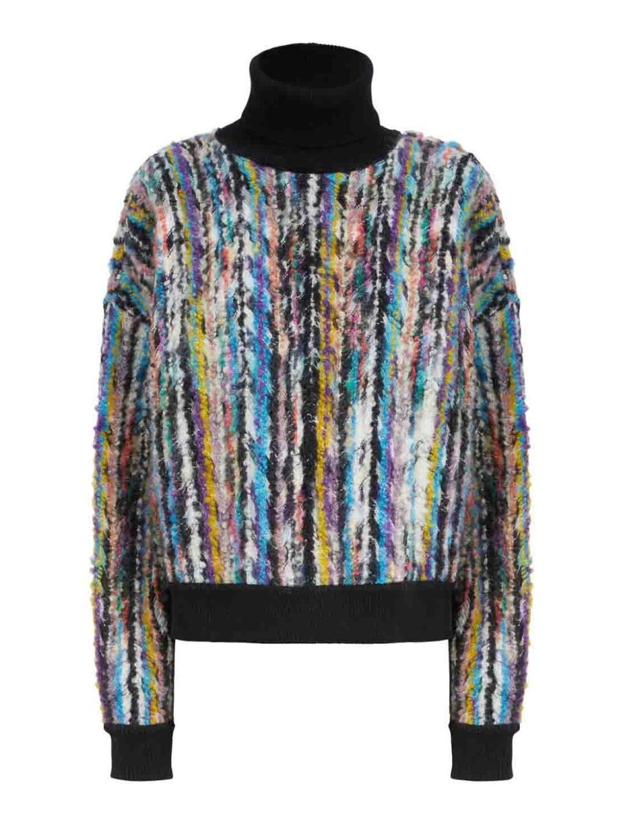 Missoni Pull Col Rond - Multicolore