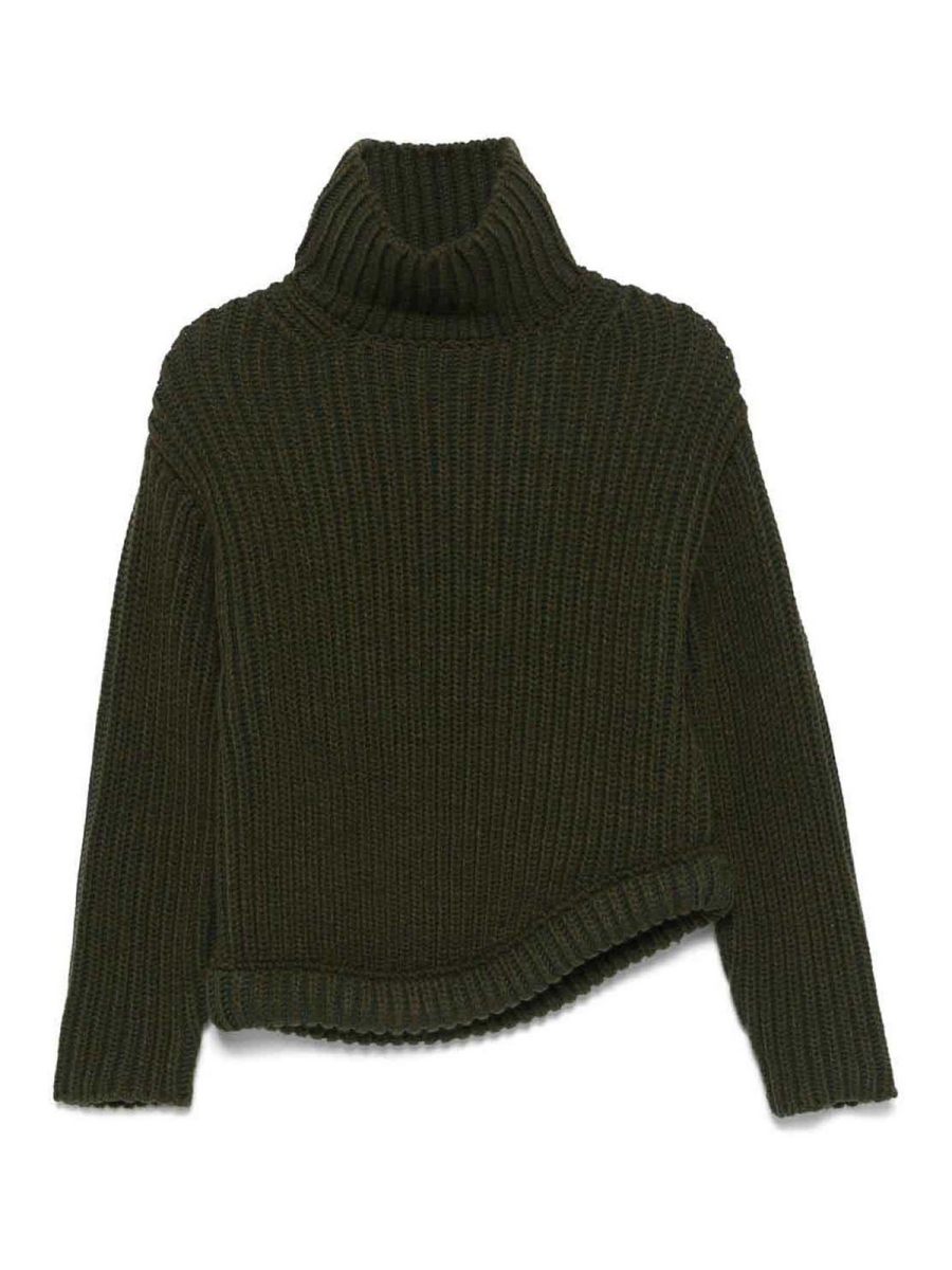 Victoria Beckham Pull Col Roulé - Vert