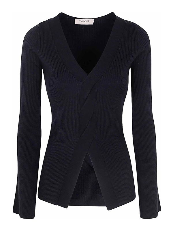 Twinset Pull Col Rond - Noir
