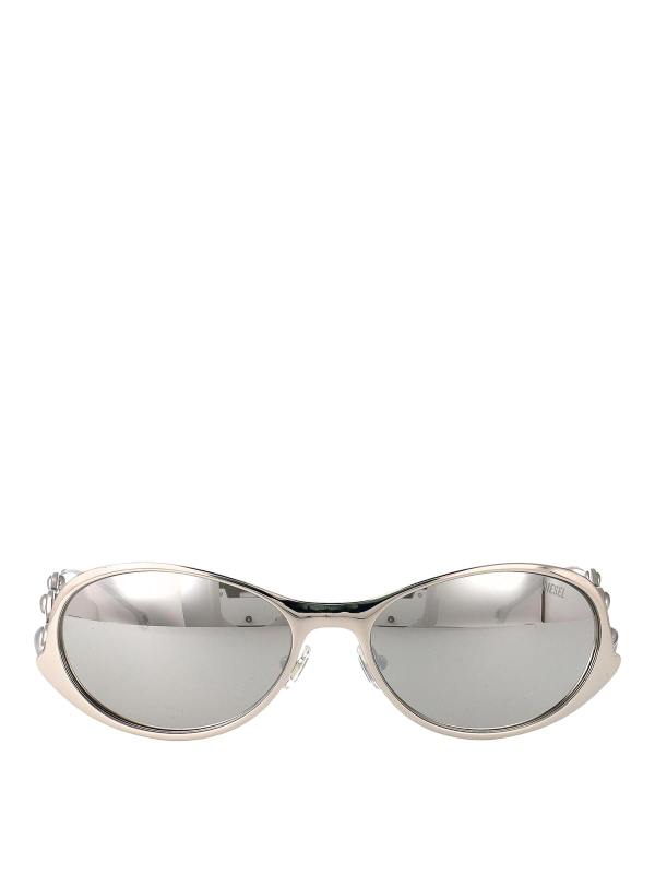 Diesel Lunettes De Soleil - Argent