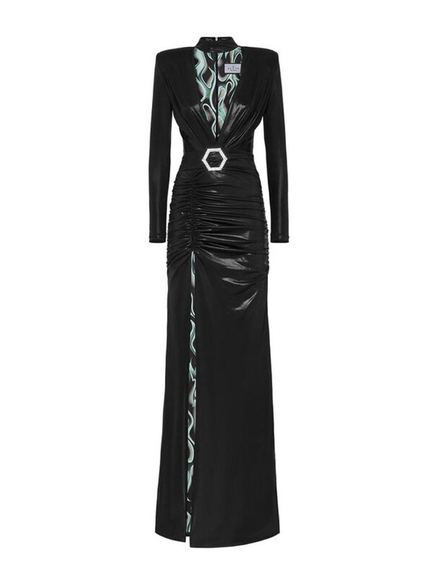 Philipp Plein Maxi Robe - Noir