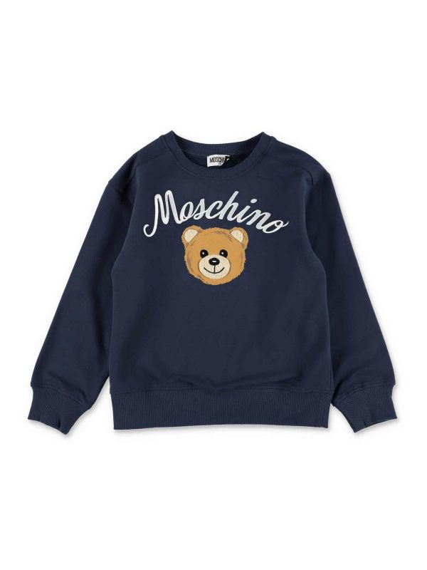 Moschino Kids Sweat-Shirts - Bleu