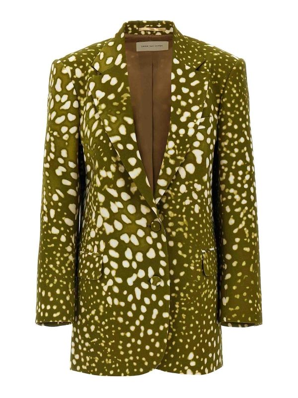 Dries Van Noten Blazer - Vert