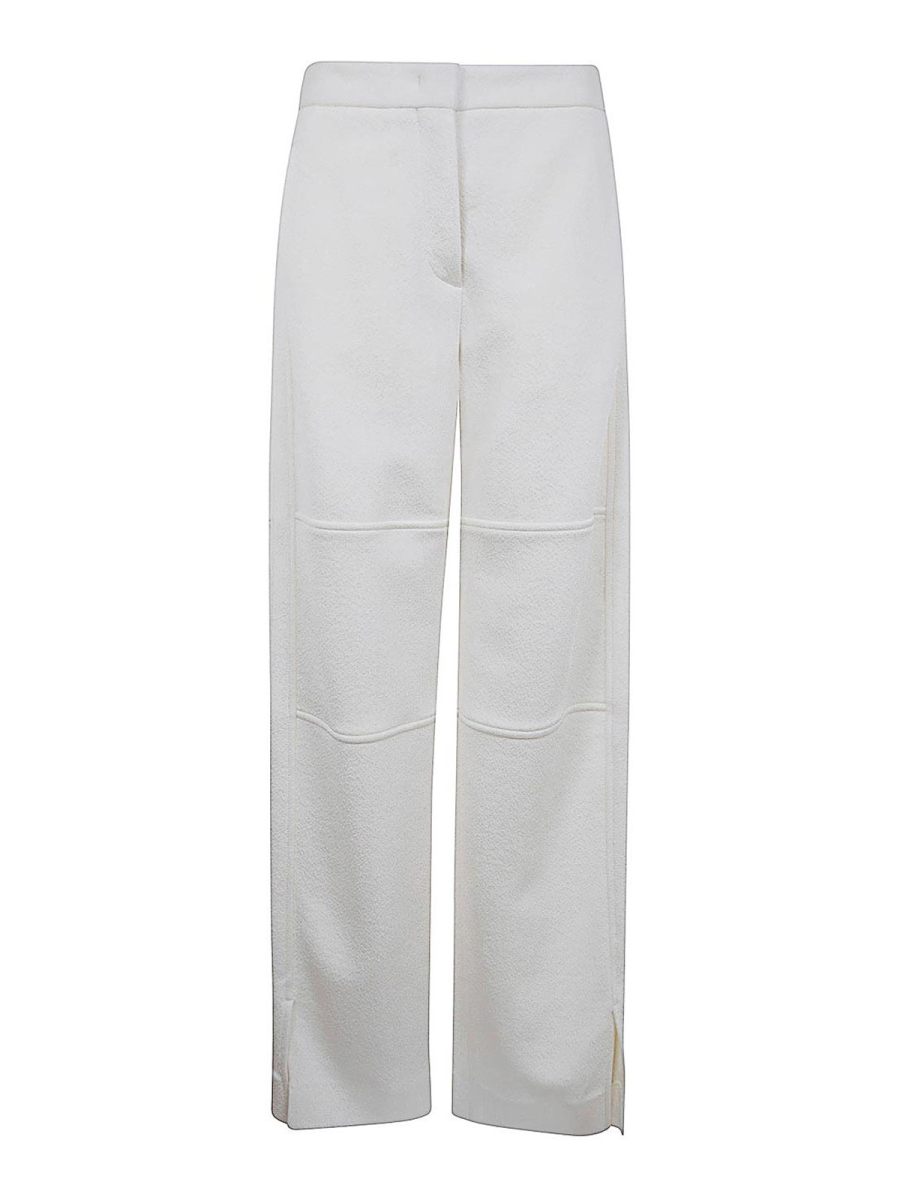 Jil Sander Pantalons Décontractés - Blanc