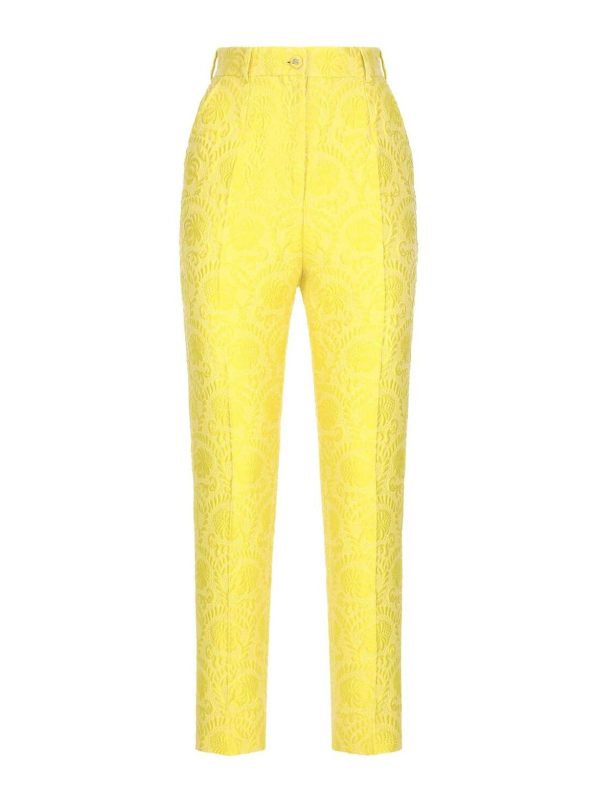 Dolce & Gabbana Pantalons Décontractés - Jaune