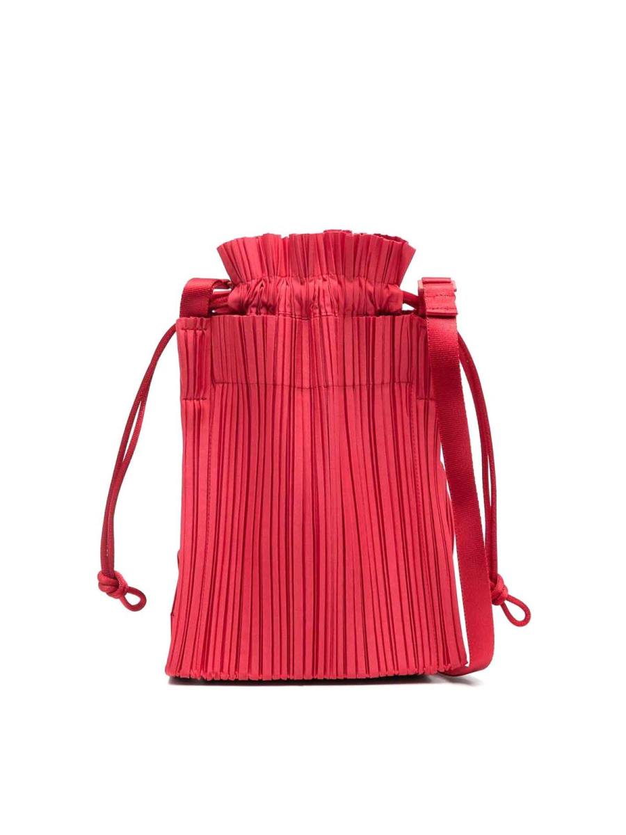 Pleats Please Issey Miyake Sac Bandoulière - Roug