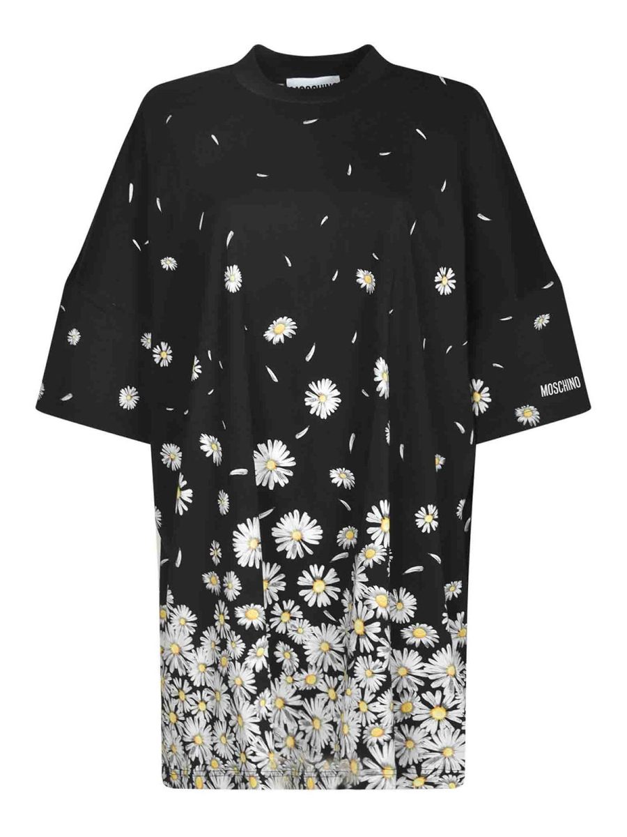 Moschino Robe Courte - Noir