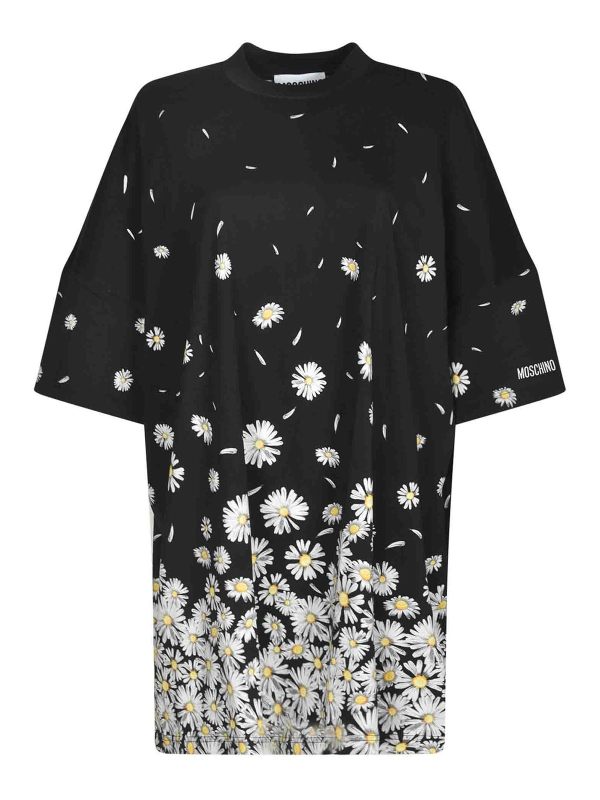 Moschino Robe Courte - Noir