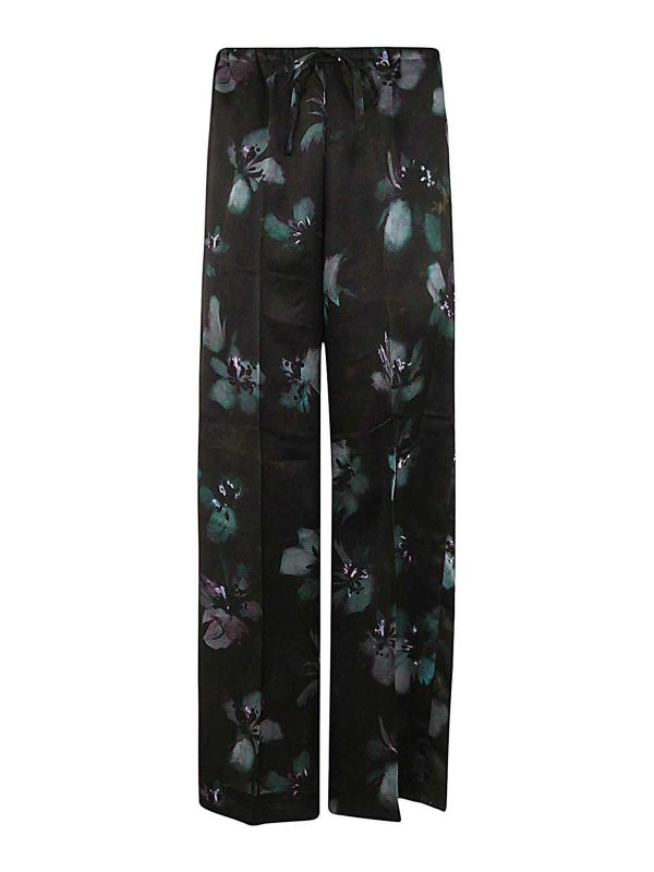 Dries Van Noten Pantalons Décontractés - Bleu