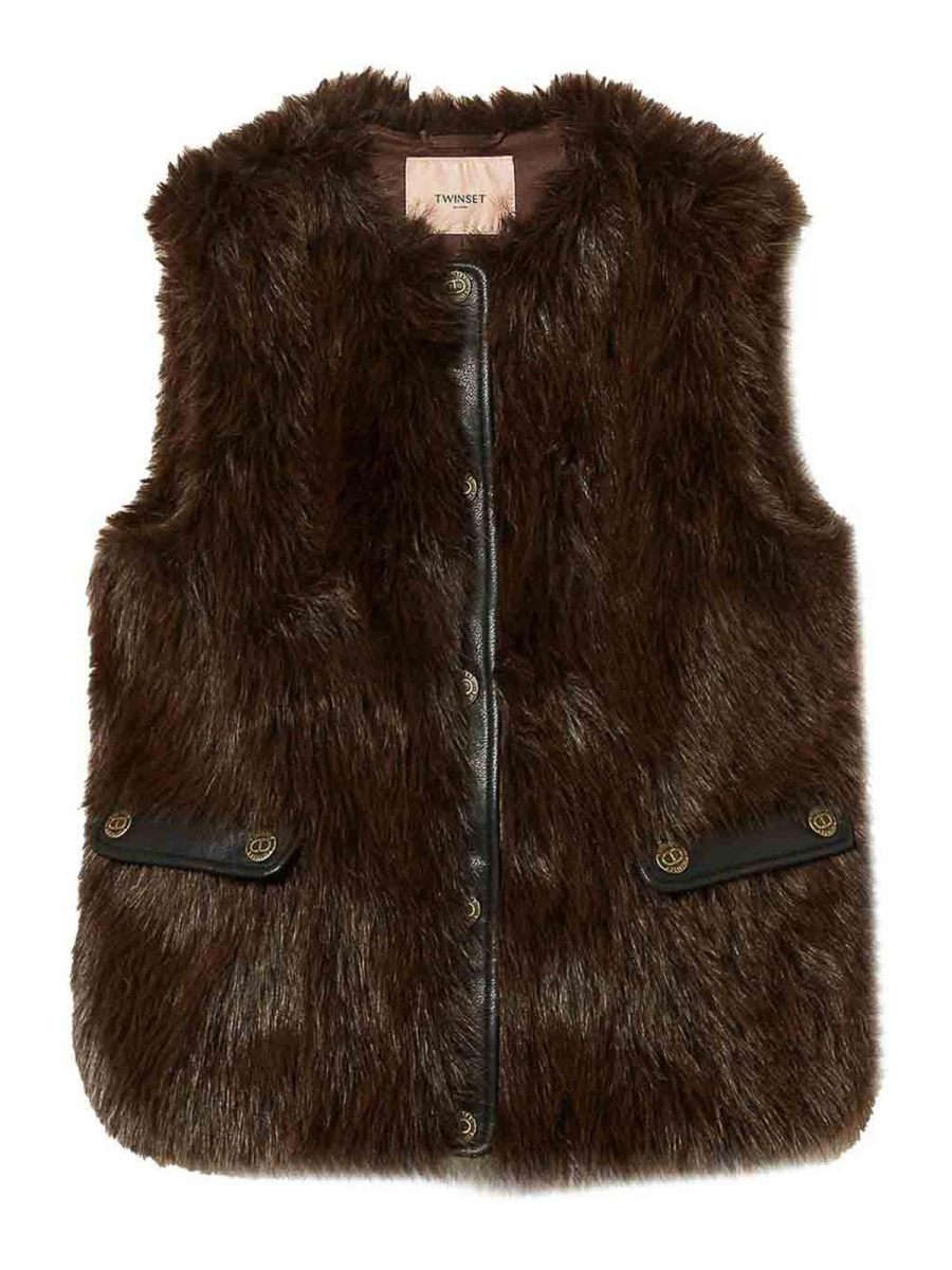 Twinset Gilet - Gris