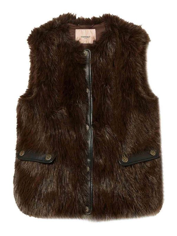Twinset Gilet - Gris