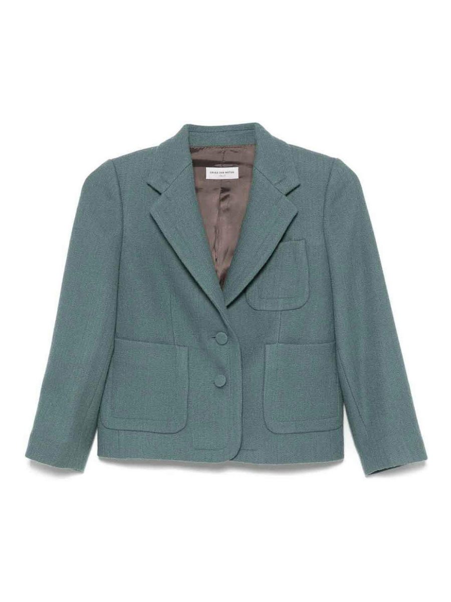Dries Van Noten Veste Casual - Bleu Clair