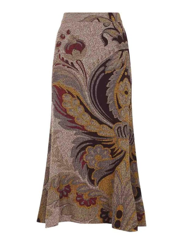 Etro Jupe Midi - Multicolore