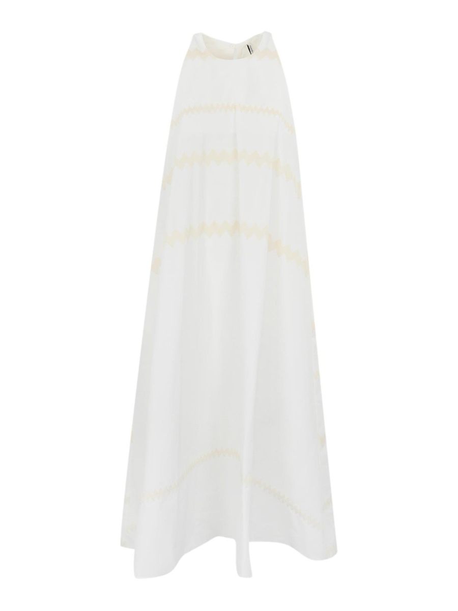 Liviana Conti Robe Au Genou - Blanc