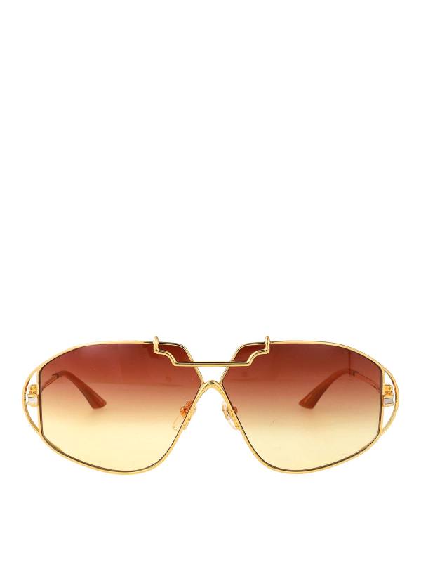 Casablanca Lunettes De Soleil - Or