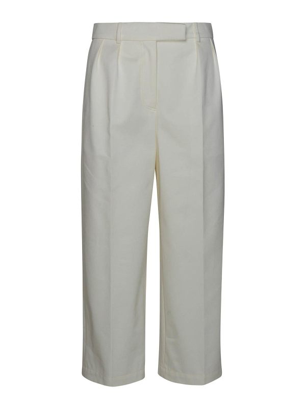 Thom Browne Pantalons Décontractés - Blanc