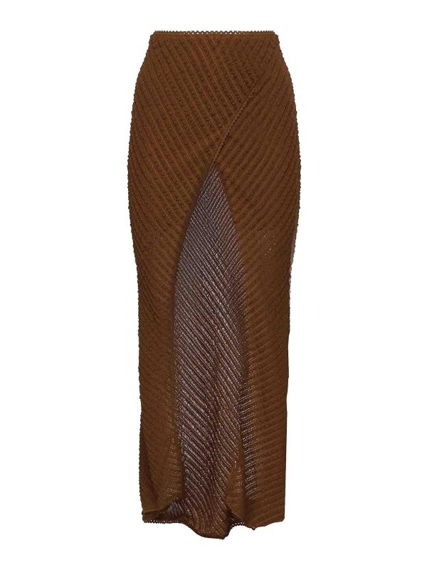 Charo Ruiz Jupe Longue - Marron