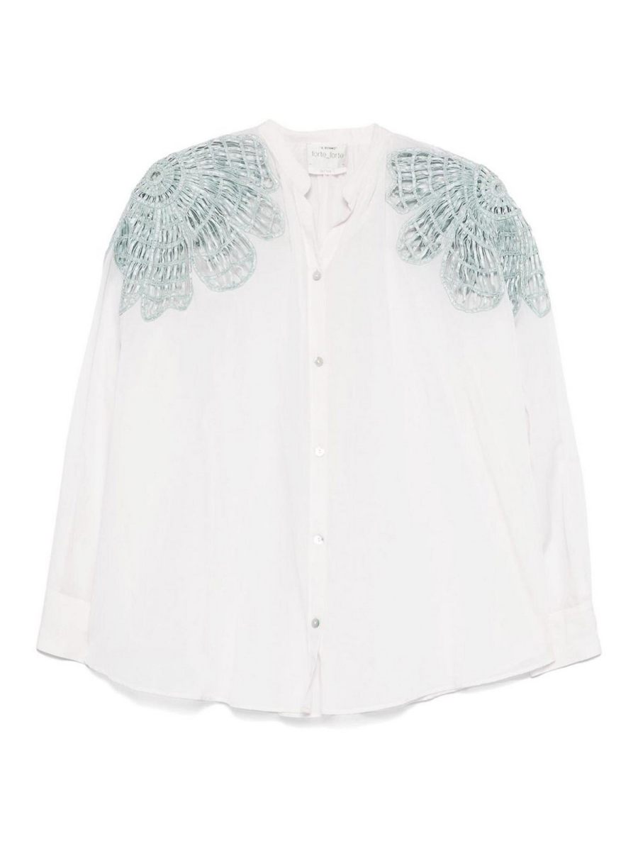 Forte Forte Chemise - Bleu