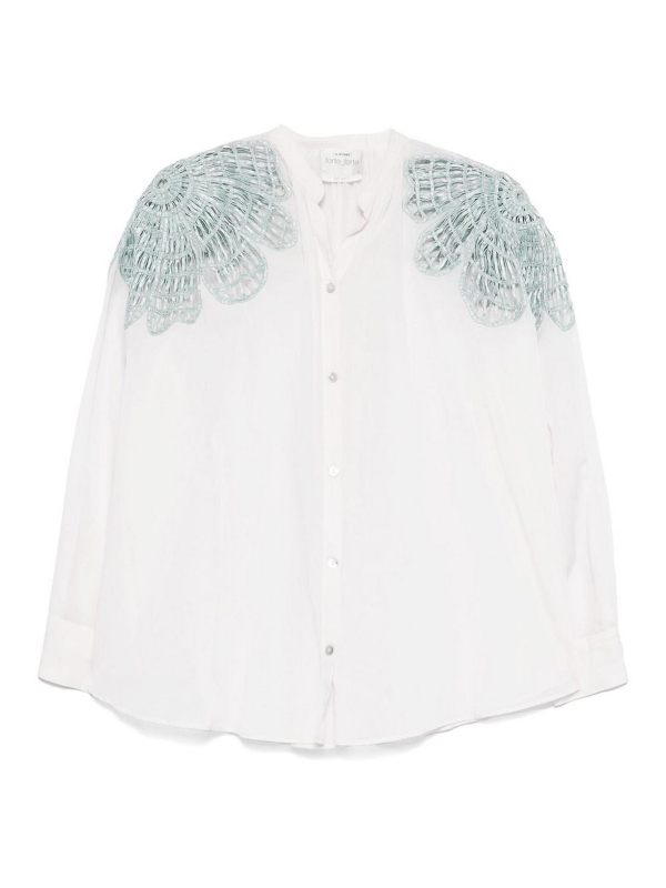 Forte Forte Chemise - Bleu