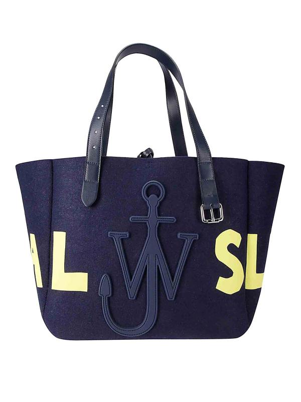 J. W. Anderson Sac Cabas - Bleu Foncé