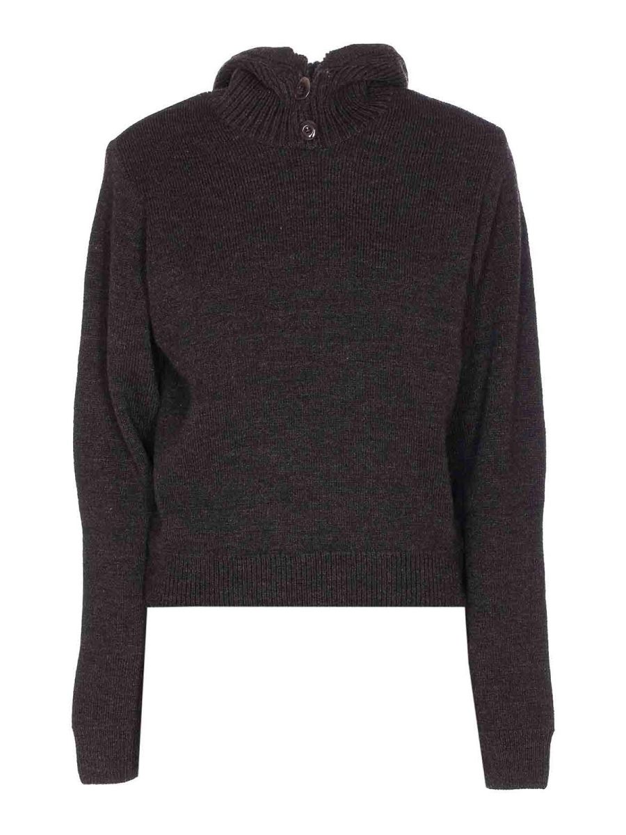 Lemaire Pull Col Rond - Marron